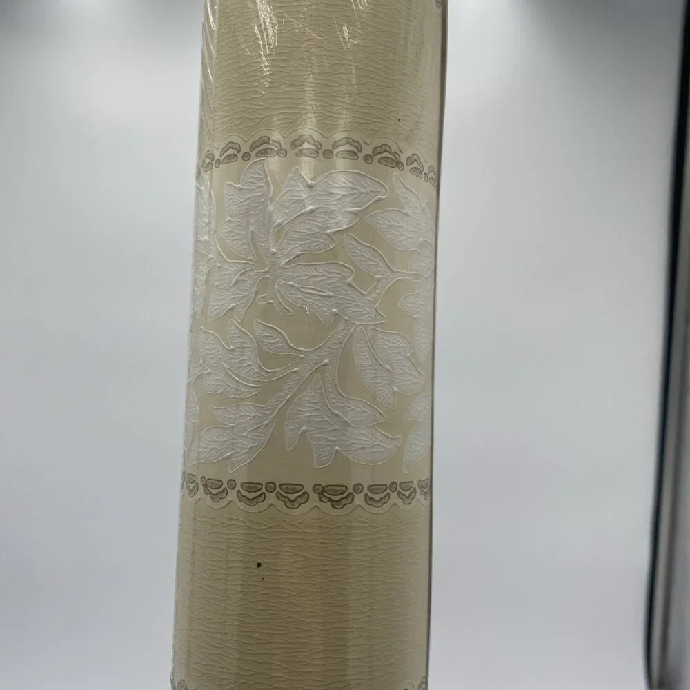 Schumacher Wallpaper 5004430 Wallis Stripe Jonquil Yellow Ivory 27